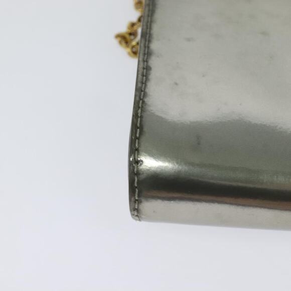 LOUIS VUITTON Vernis Pochette Louise PM Clutch Bag Silver - Picture 16 of 16